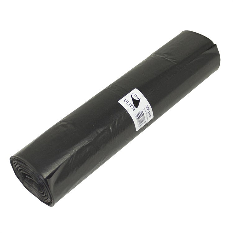 Sopsäck Svart 125L, 37My, (150st/krt)