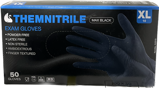Handske Themsen Max Svart Stl: XL/10, 50p