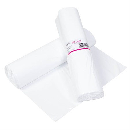 Papperskorgspåse Vit, 30L, LLD (1000st/krt)