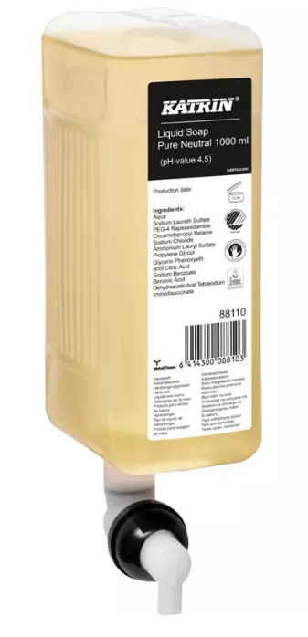 Katrin Flytande Tvål Clean Natural, 1L